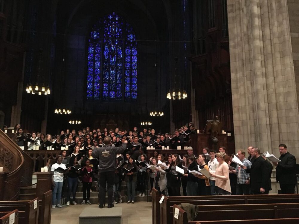 Workshop with Princeton University Glee Club